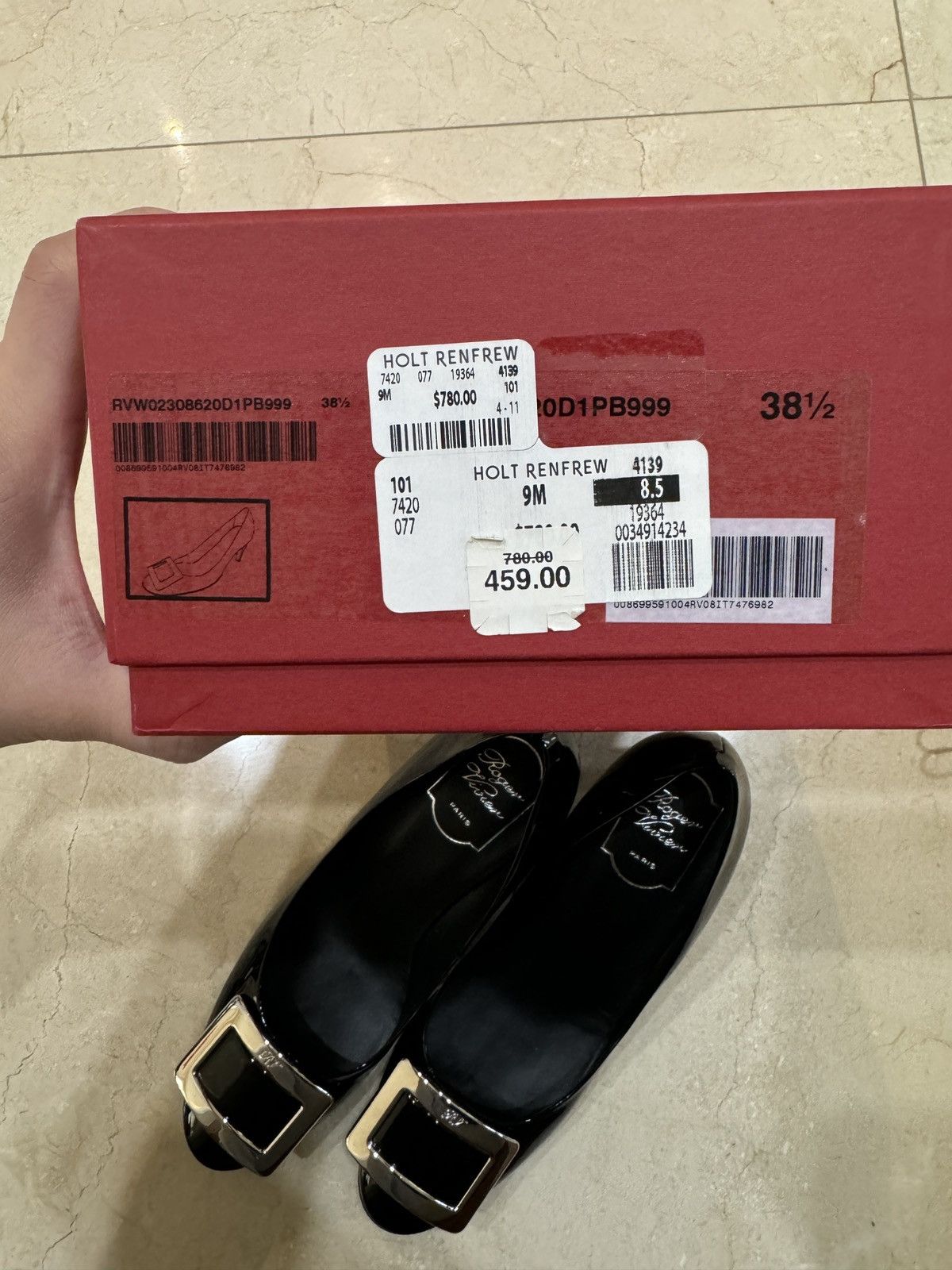 Roger Vivier Roger Viver Buckle Heel Size US 8.5 / IT 38.5 - 4 Thumbnail