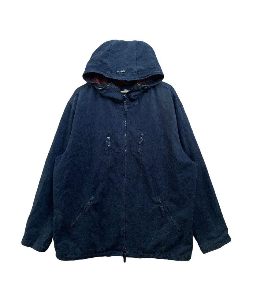Stussy Vintage Stussy Oversize Hooded Jacket Size US XL / EU 56 / 4 - 1 Thumbnail