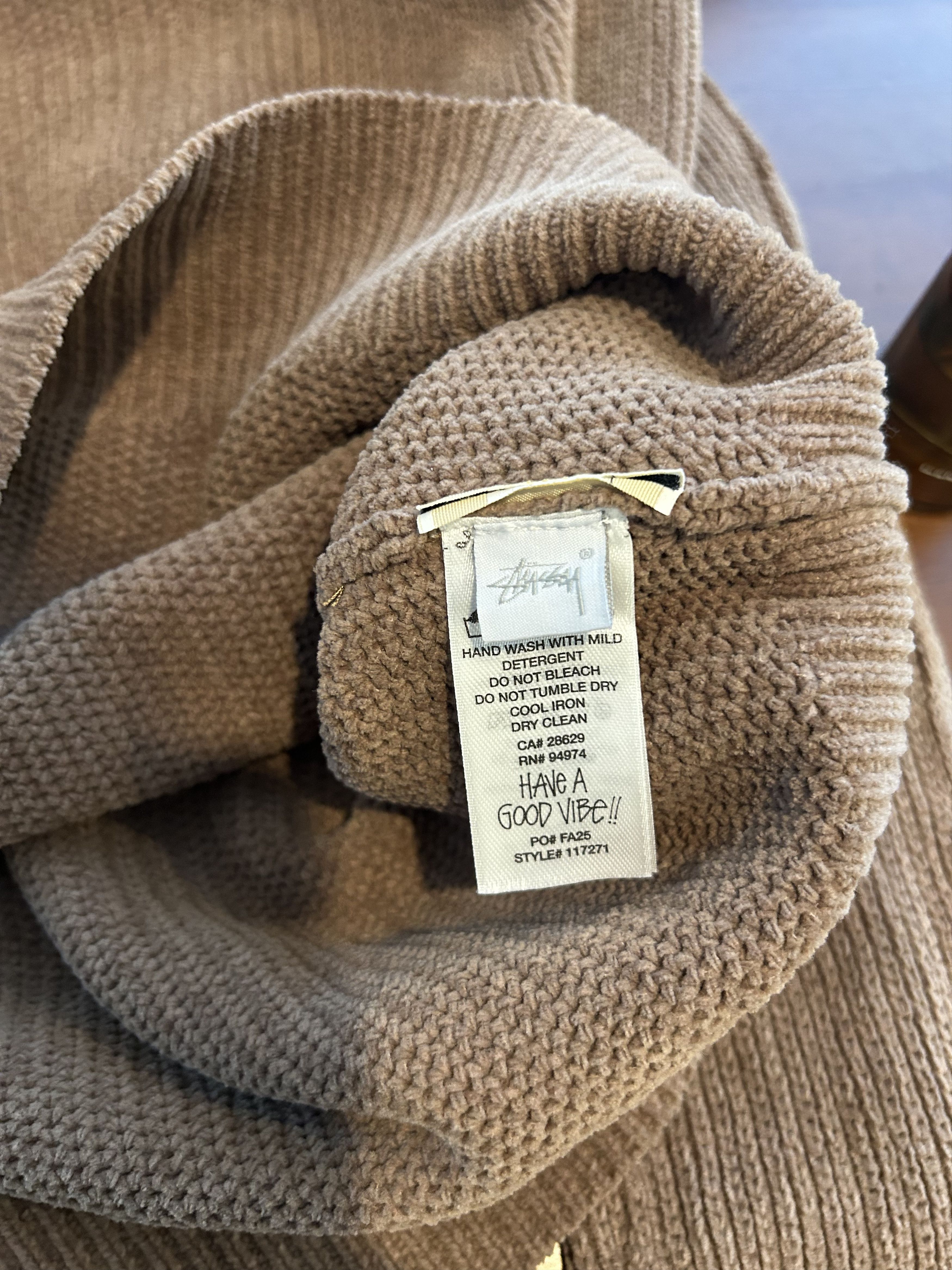 Stussy Stussy outseam knit Size US S / EU 44-46 / 1 - 6 Thumbnail