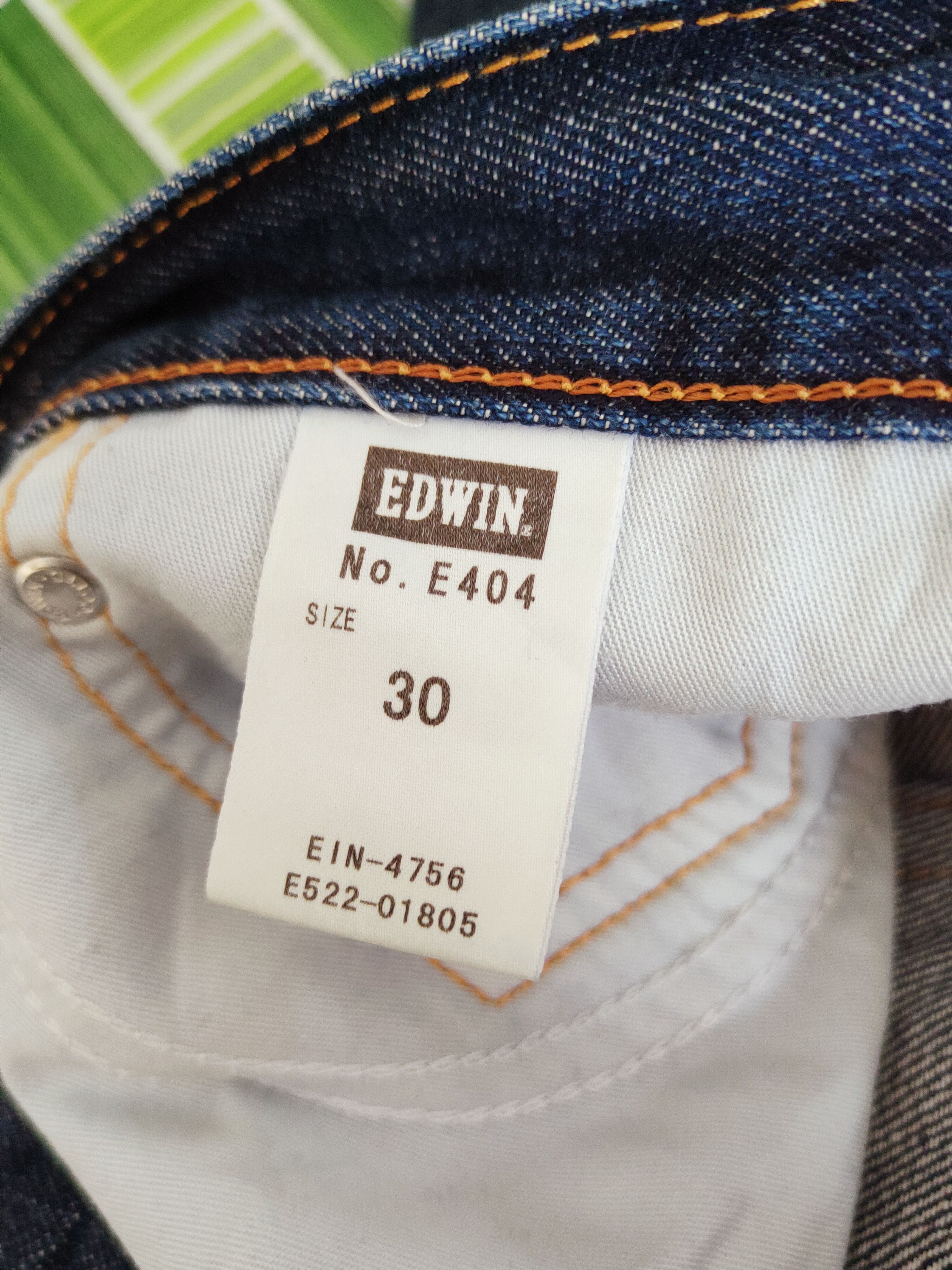 Edwin Edwin Dark Blue Distressed Ripped Jeans #S2683 Size US 31 - 16 Thumbnail