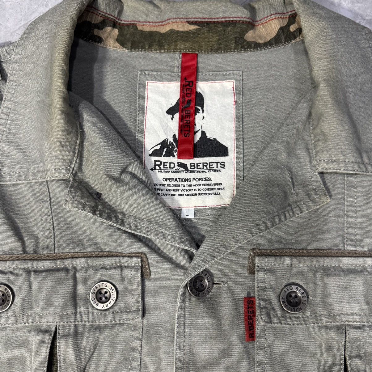 Other Vintage 00s Red Berets Military Jacket L Size US L / EU 52-54 / 3 - 2 Thumbnail