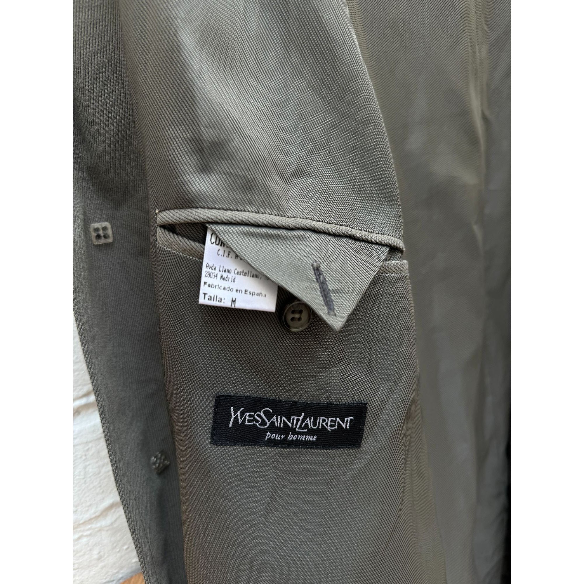 Yves Saint Laurent Kaki Mac Coat Size US M / EU 48-50 / 2 - 6 Thumbnail