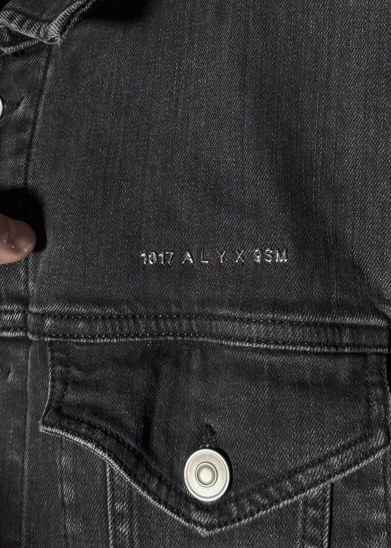 1017 ALYX 9SM 1017 ALYX 9SM Metal Logo Black Denim Jacket Size US L / EU 52-54 / 3 - 6 Thumbnail