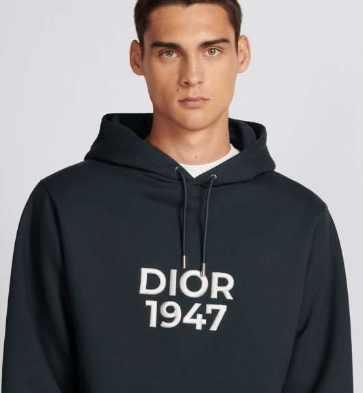 Dior o1w1db11225 413J69 Hooded Sweatshirt in Navy Blue Size US L / EU 52-54 / 3 - 7 Thumbnail