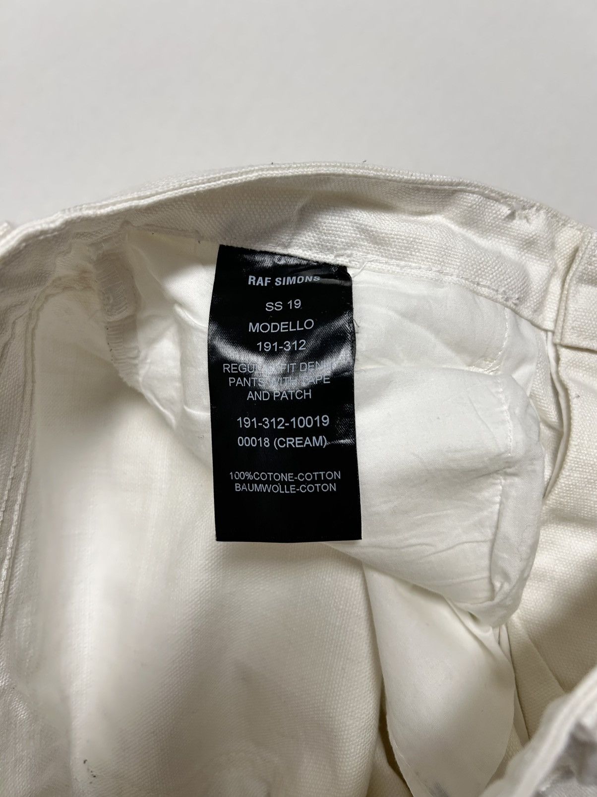 Raf Simons SS2019 RS Strap Denim Pants Size US 30 / EU 46 - 9 Thumbnail