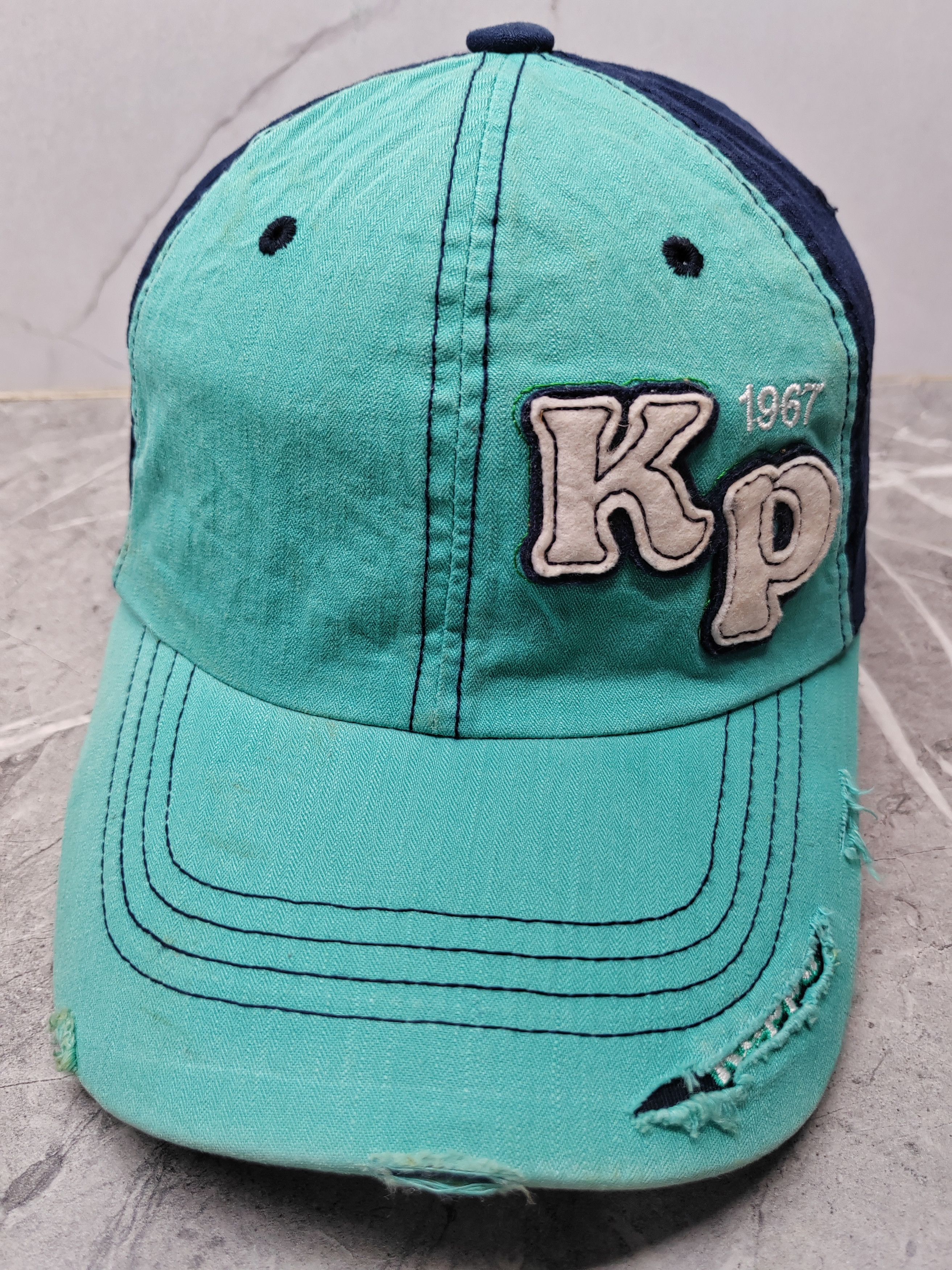 Kappa Vintage KAPPA Sample Distressed Style Cap Hat Size ONE SIZE - 1 Thumbnail