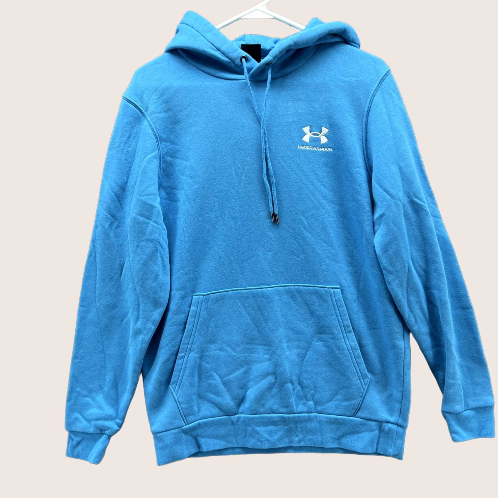 Under Armour Under Armour Hoodie Mens Small Blue Pullover Fleece Sweatshirt Logo Athletic Size US S / EU 44-46 / 1 - 1 Thumbnail