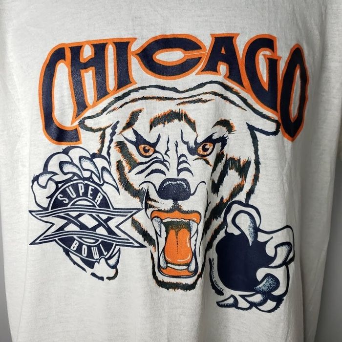 80s Vintage Chicago Bears Super Bowl XX Champions T Shirt / 