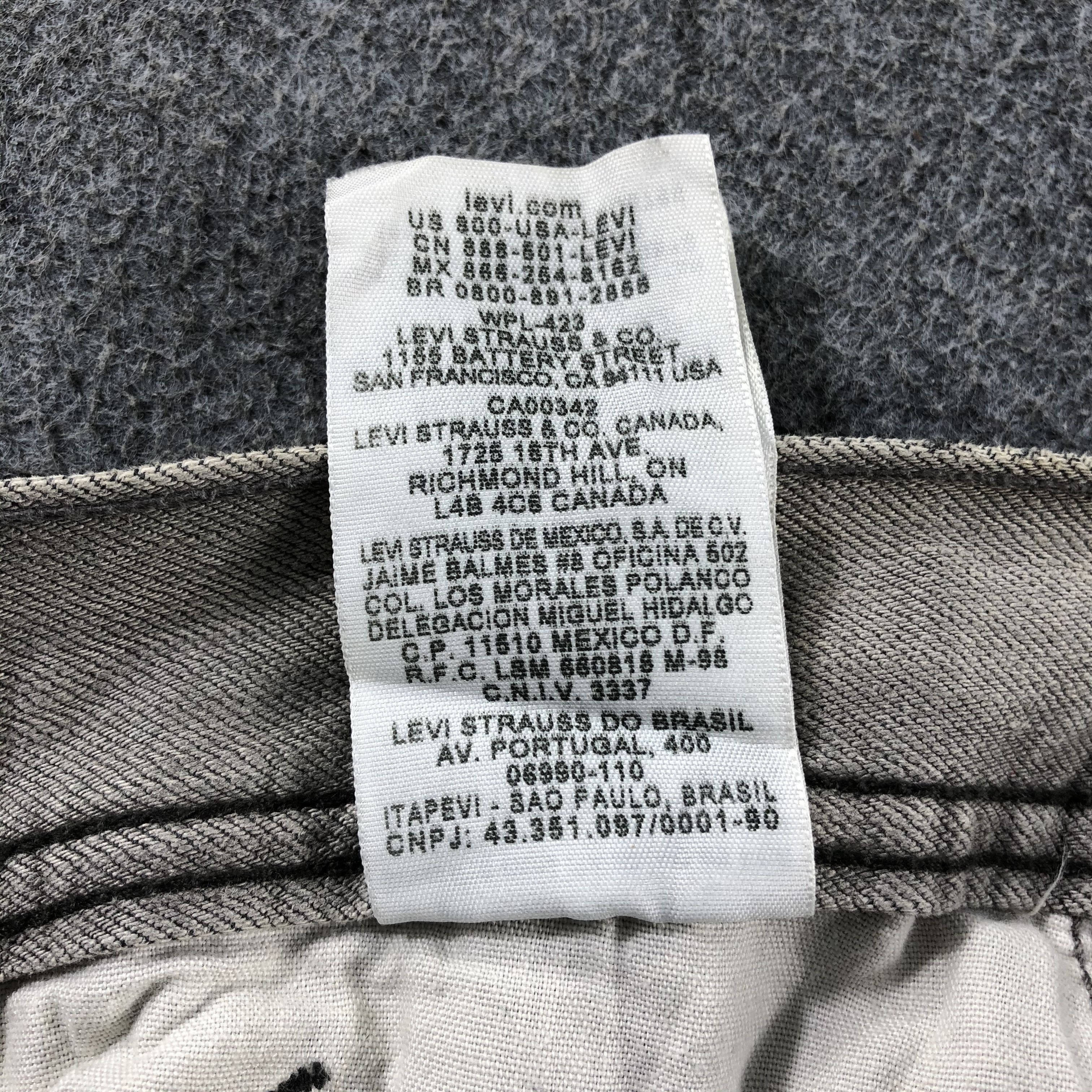 Levi's Vintage Levis 511 Jeans-J2648 Size US 33 - 14 Thumbnail