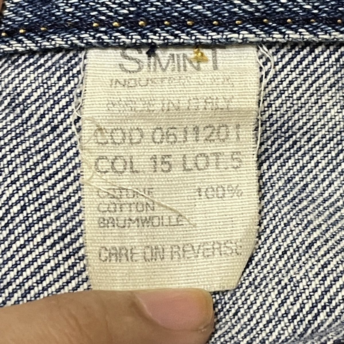 14th Addiction × Giorgio Armani × Vintage Very Rare Design Vintage Brand Giorgio Armani Jeans 1980s Size US 30 / EU 46 - 11 Thumbnail