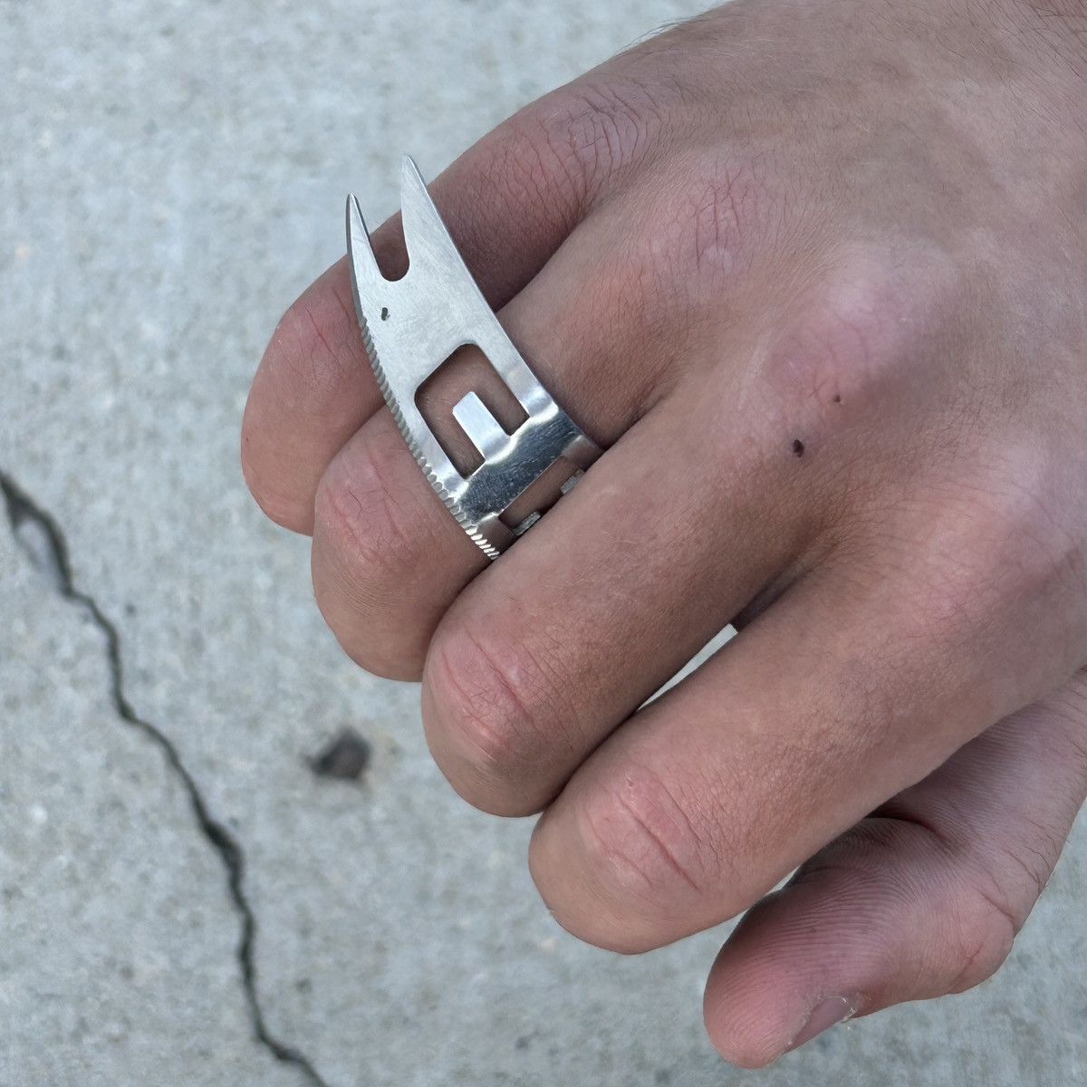 Vintage Duel Edge 1/1 Blade Ring Size ONE SIZE - 5 Thumbnail