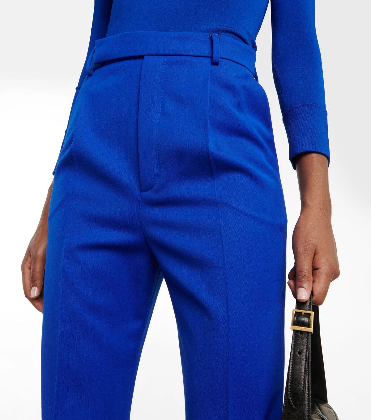 Saint Laurent Paris o1y0126 Casual Pant in Blue Size 28" / US 6 / IT 42 - 2 Thumbnail