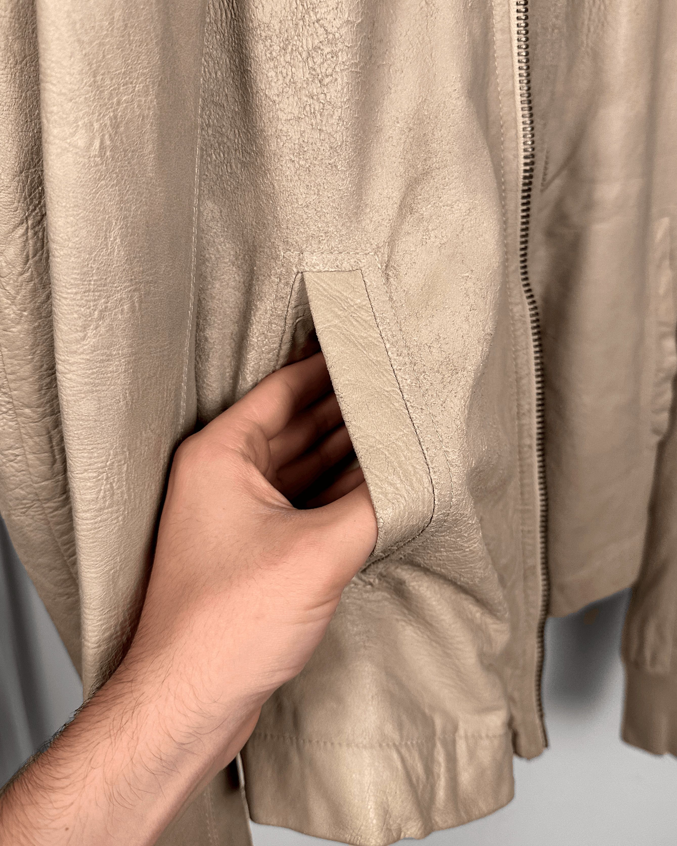 Rick Owens Rick Owens Cracked Blistered Sternberg Leather Jacket Size US M / EU 48-50 / 2 - 6 Thumbnail