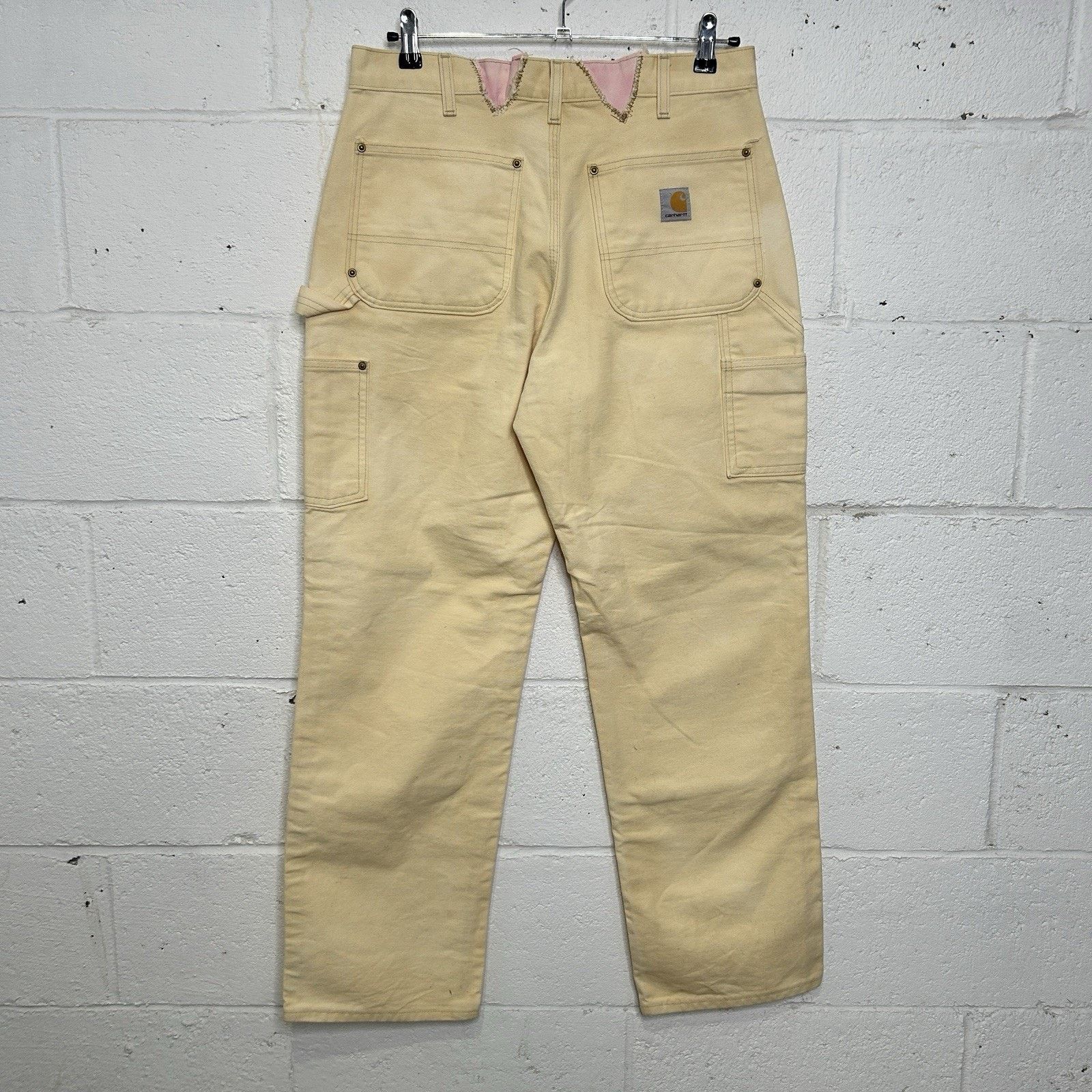 Carhartt Vintage Carhartt Canvas DoubleKnee Pants “Banana” Size US 33 - 2 Thumbnail