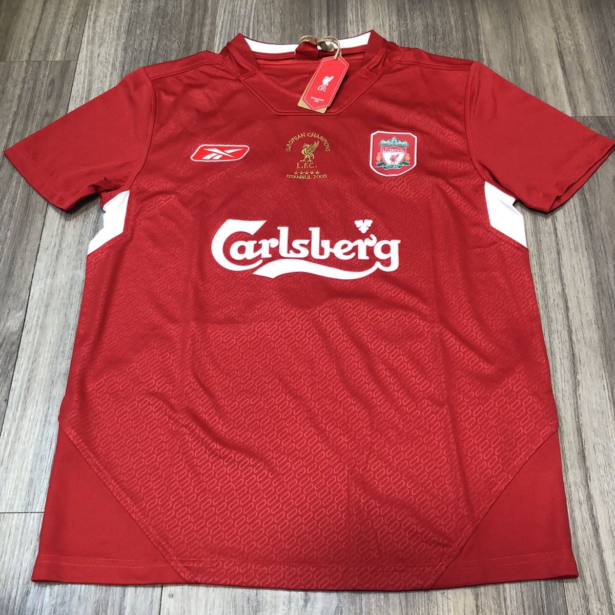 Liverpool 2004-2005 Gerrard 8 Classic Football Jersey top Size Medium