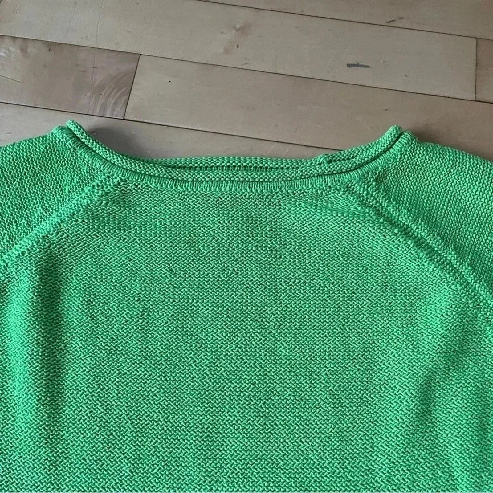 Chaps Chaps Lime Green Sweater Sz M Pullover Knit Size M / US 6-8 / IT 42-44 - 5 Thumbnail