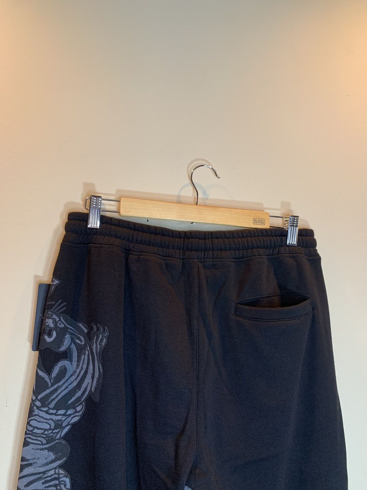 Ed Hardy *RARE* New Ed Hardy Flared Sweatpants Tattoo Art Wide Leg M Size US 32 / EU 48 - 8 Thumbnail