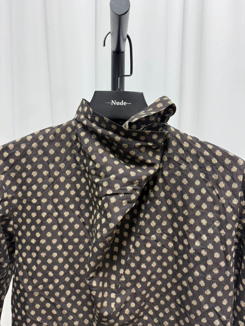 Issey Miyake Issey miyake size os Pencil collar and long sleeves 2502-N Size US M / EU 48-50 / 2 - 8 Thumbnail