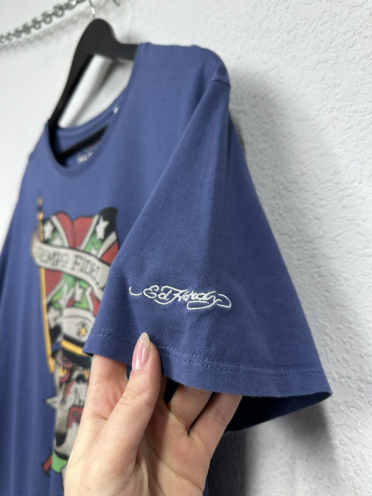 Ed Hardy Vintage ay2k Ed Hardy by Christian Audigier Tee Japanese Size US XL / EU 56 / 4 - 4 Thumbnail