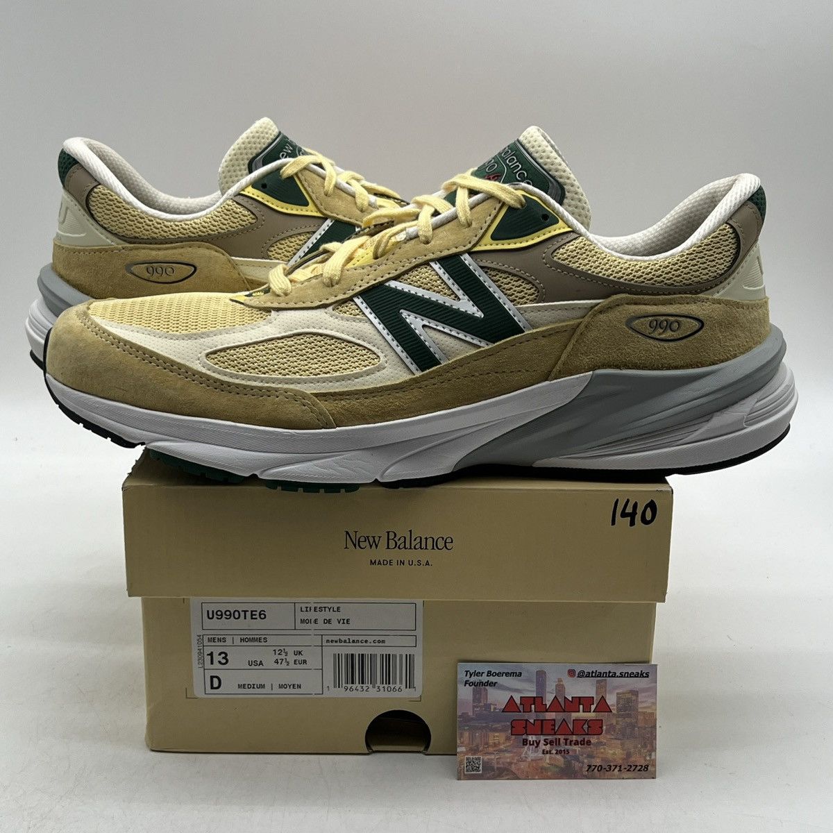 New Balance Teddy Santis x 990v6 sulphur Size US 13 / EU 46 - 1 Thumbnail