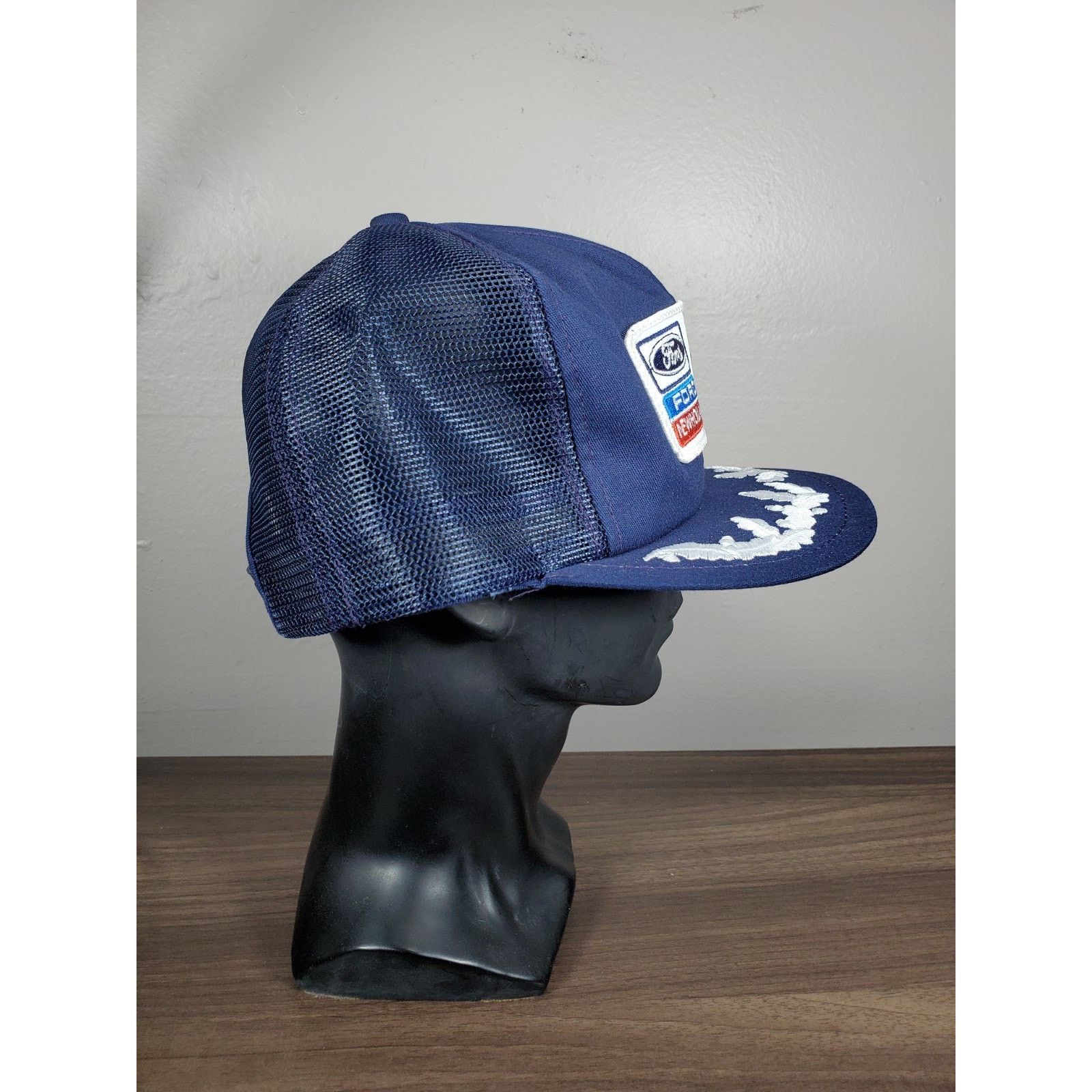 Ford × Vintage Ford New Holland Brazil IN Trucker Hat Snapback Cap K-Brand Size ONE SIZE - 7 Thumbnail
