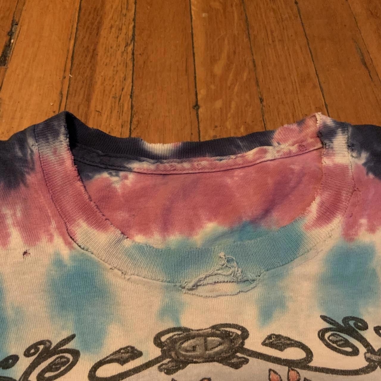 Designer Vintage Grateful Dead Tie Dye Skeleton T Shirt 1995 L/XL Size US XL / EU 56 / 4 - 4 Thumbnail