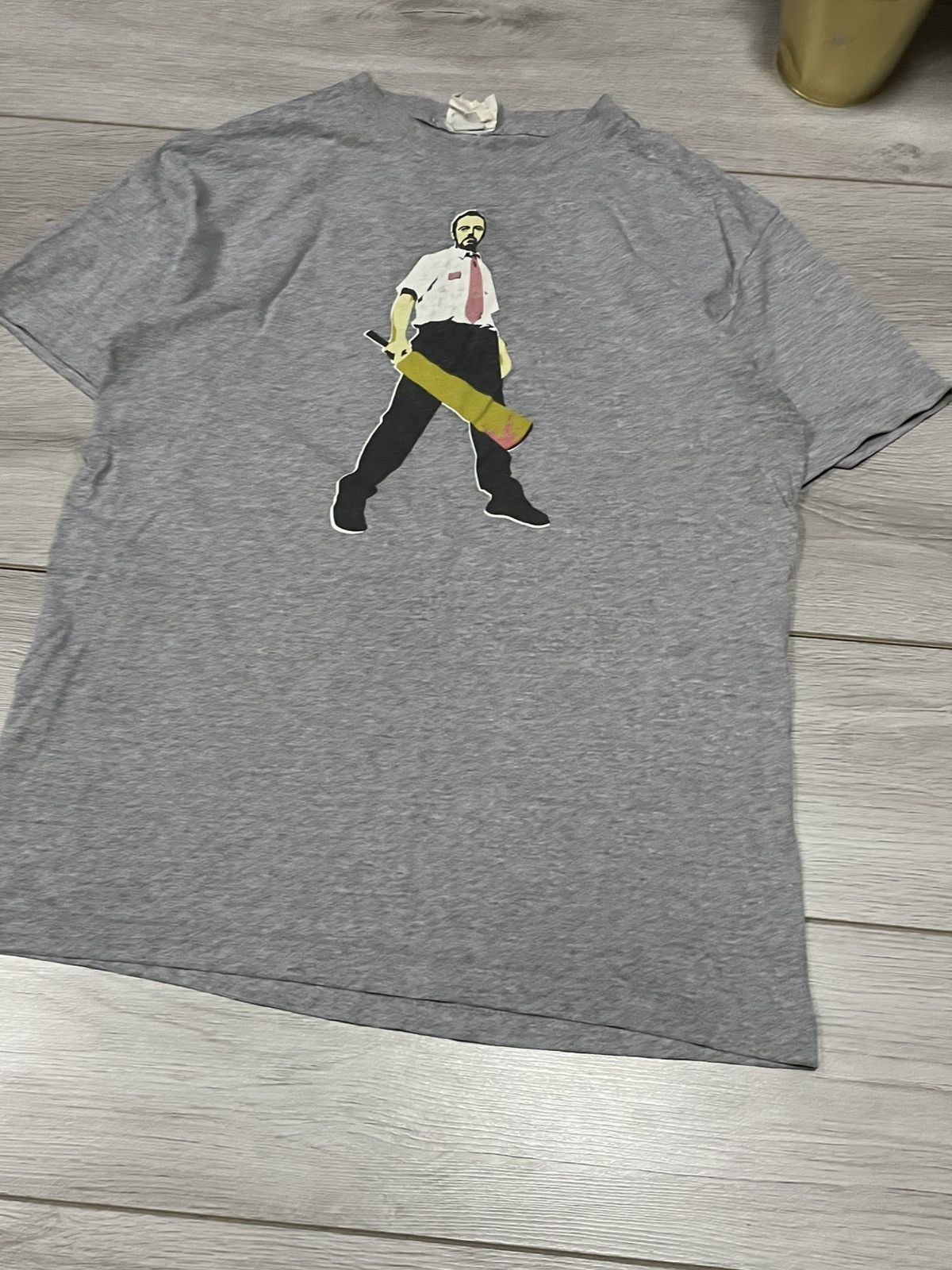 Vintage Vintage 00s Shaun Of The Dead 2005 T-Shirt Size US L / EU 52-54 / 3 - 10 Thumbnail