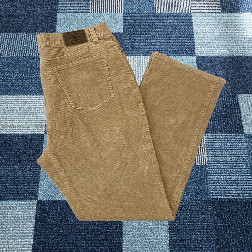 Ralph Lauren Lauren Ralph Lauren Jeans Co. Women’s 14 Tan Classic Straight Leg Corduroy Pants 34x30 Size 36" / US 14 / IT 50 - 1 Thumbnail