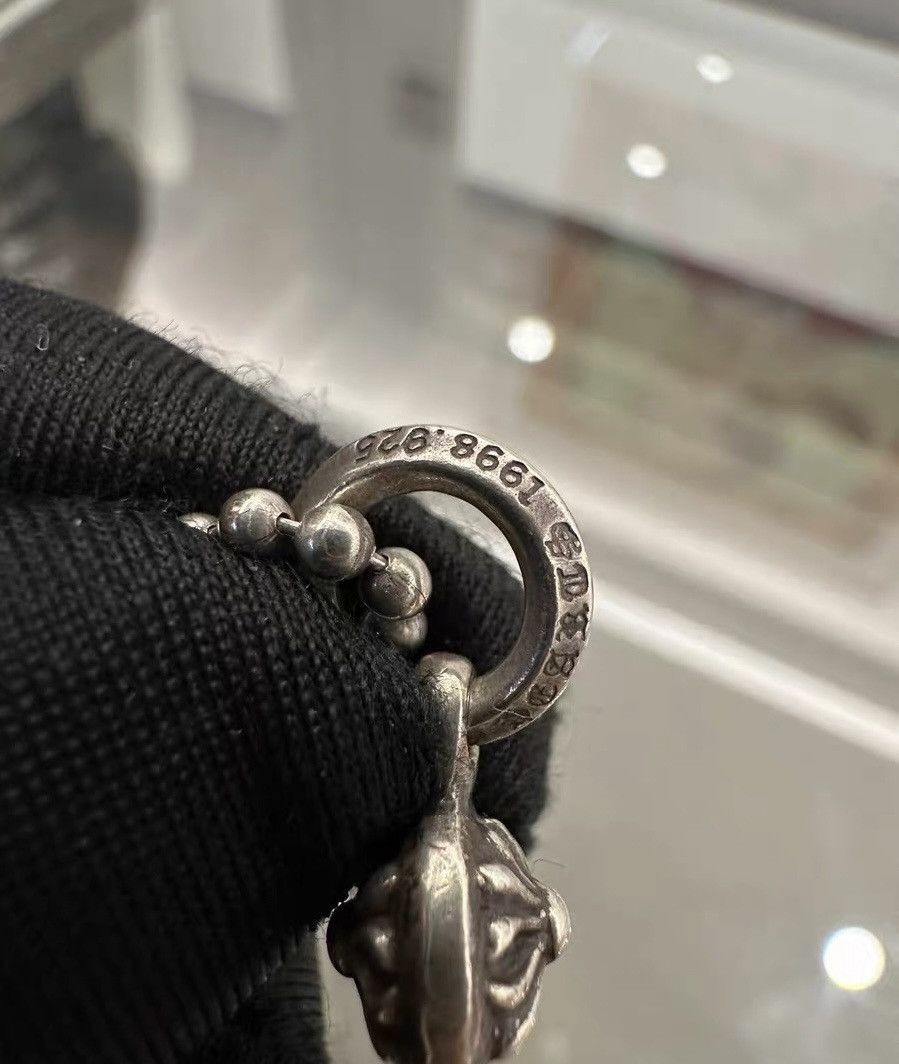 Chrome Hearts Chrome Hearts Single-Sphere Cross Silver Five-Bead Necklace Size ONE SIZE - 5 Thumbnail