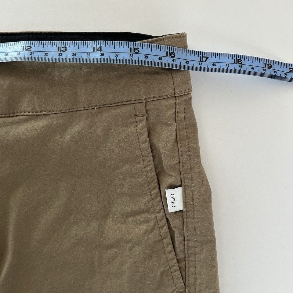 Onia Onia Chino Shorts Mens Sz 32 Khaki Cotton Blend Stretch 6"IN Size US 32 / EU 48 - 6 Thumbnail