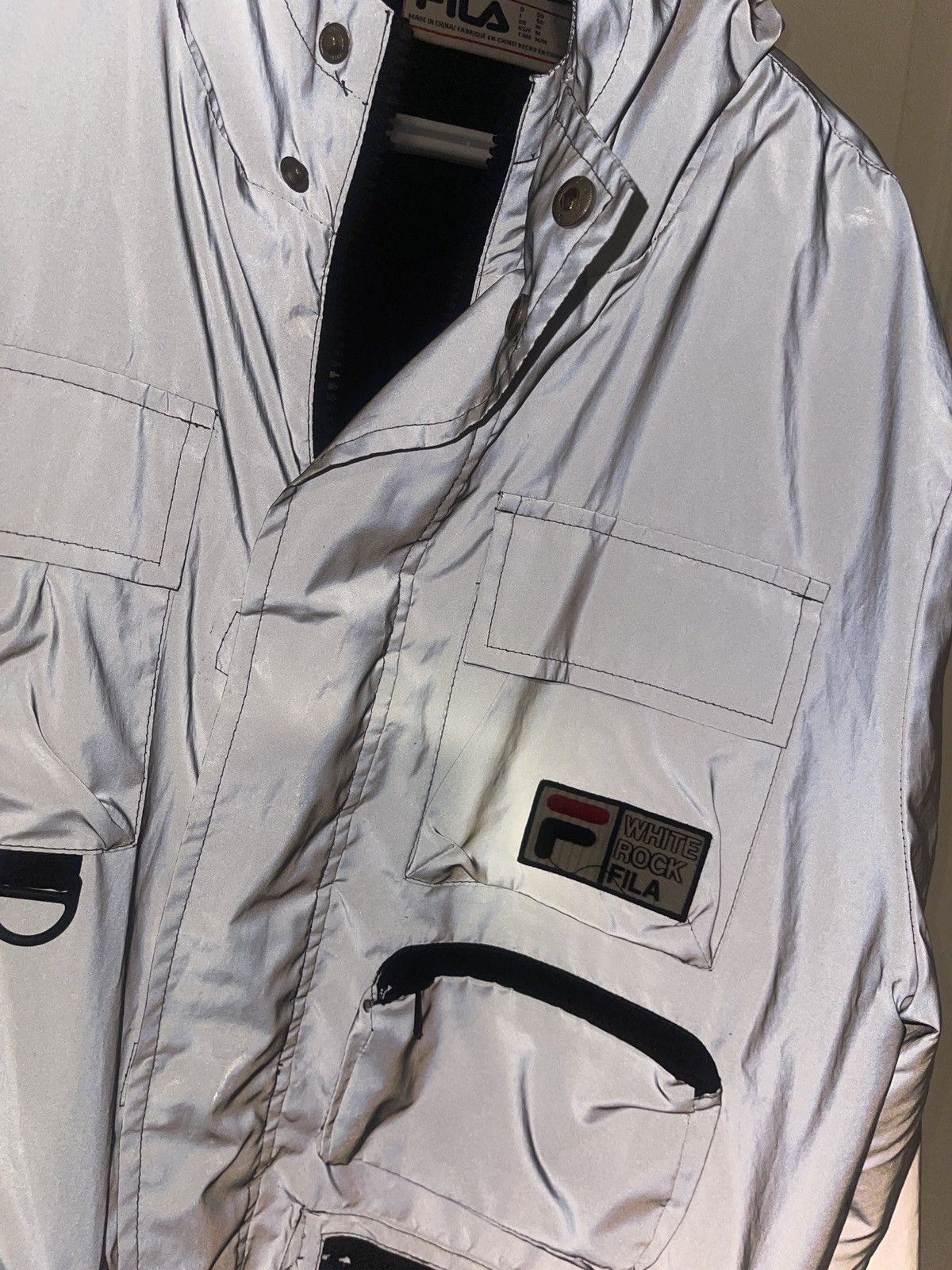 Fila Fila Reflective Rain Cargo Jacket Medium Size US M / EU 48-50 / 2 - 2 Thumbnail