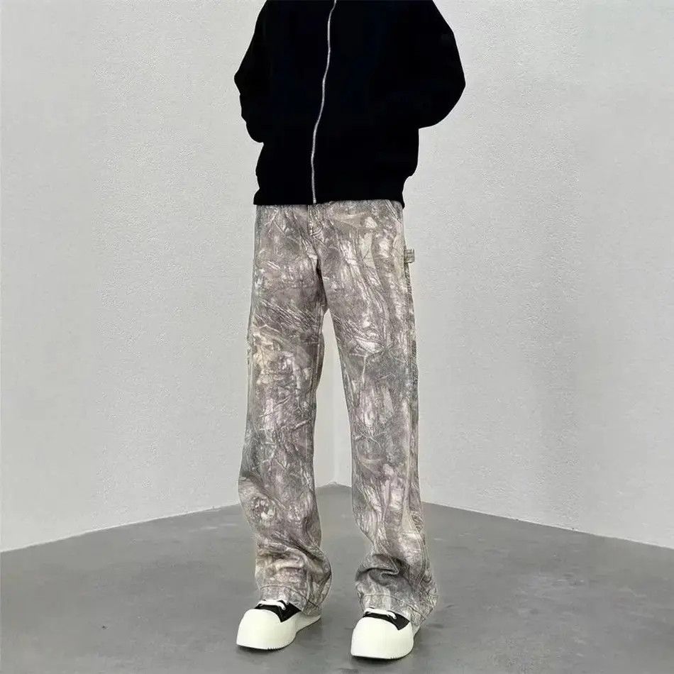 Japanese Brand Retro loose casual hip-hop camouflage jeans Size US 32 / EU 48 - 1 Thumbnail