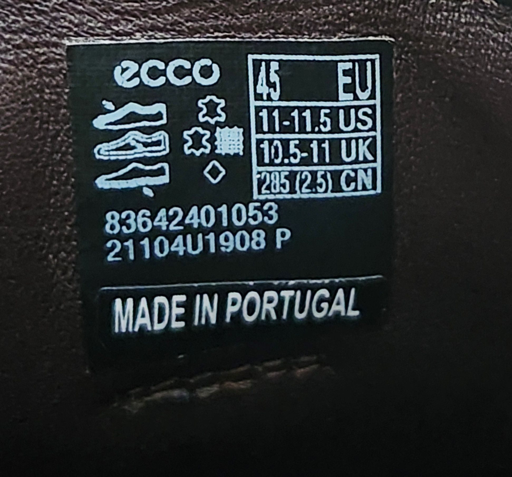 Ecco Ecco Men's St1 Hybrid Brogue Oxford elegant shoes Cognac 45 Size US 11.5 / EU 44-45 - 9 Thumbnail