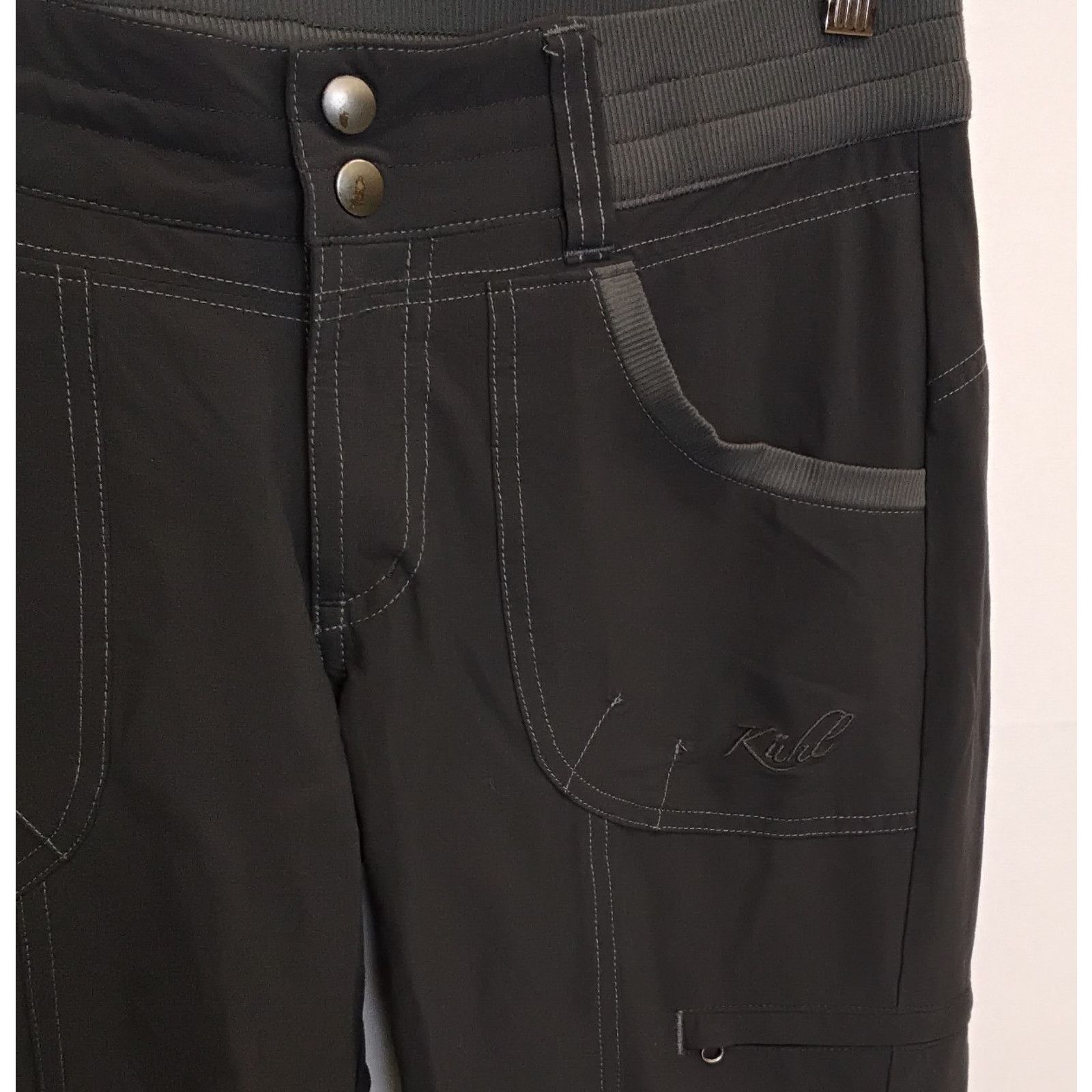 Kuhl Kuhl Hiking Pants Women's 6 (30x31) Gray Cargo Pockets Size 28" / US 6 / IT 42 - 4 Thumbnail