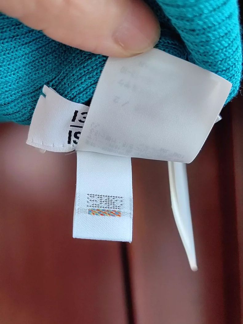 Issey Miyake Issey Miyake size:2 Lake green knitted seamless pullover t Size XS / US 0-2 / IT 36-38 - 5 Thumbnail