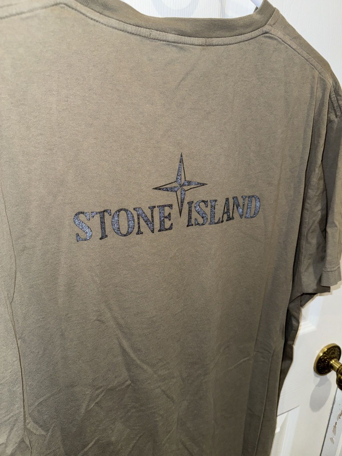 image of Stone Island Marina Light Green Reflective T Shirt Size Xxl, Men's