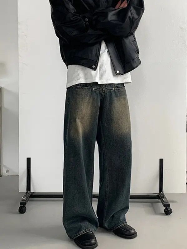 Jean Matsumaru x nji Blue Wide Leg Flare Denim Jeans Size US 30 / EU 46 - 5 Thumbnail
