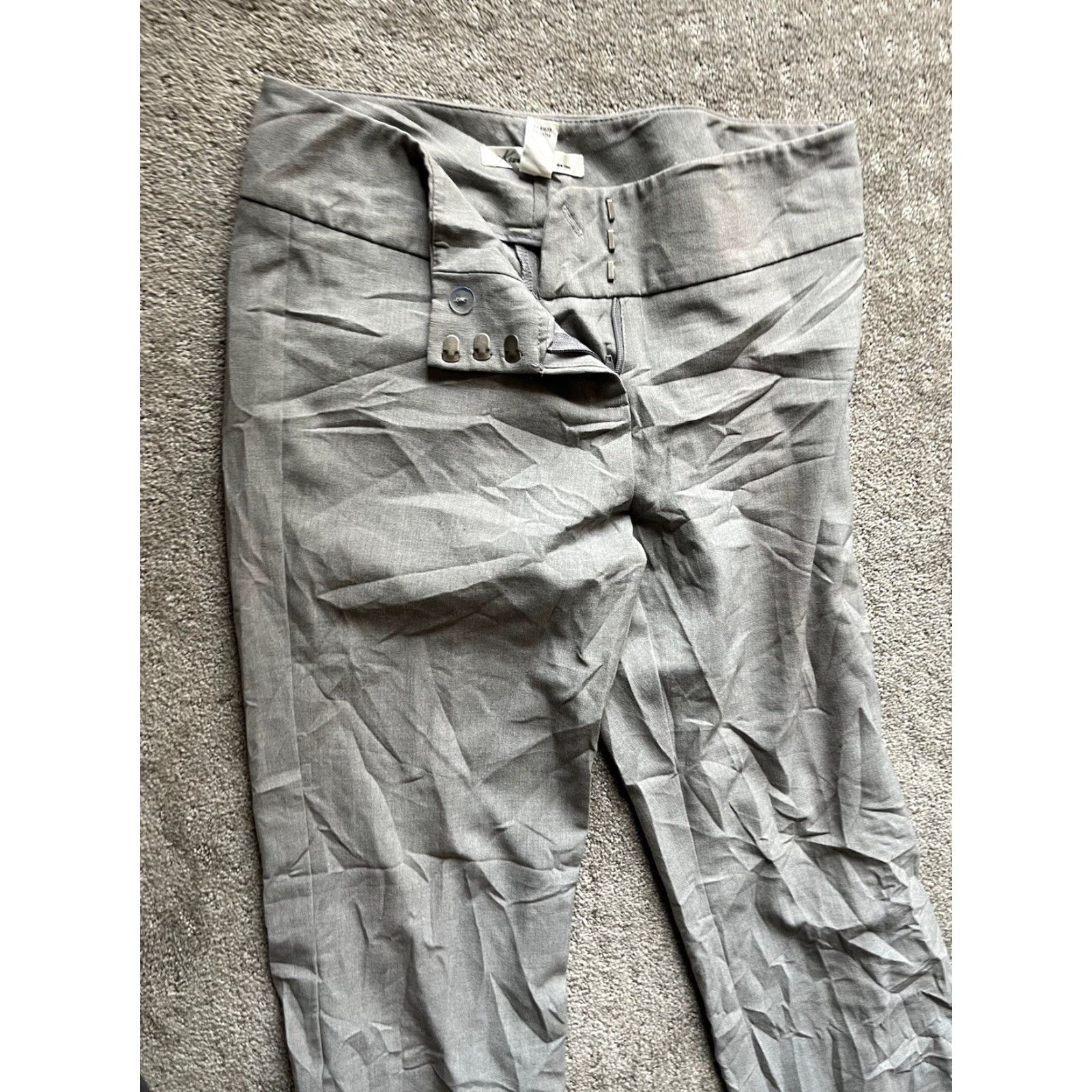 Kenneth Cole KENNETH COLE Women's Gray Dress Pants size 4 Average Pants Women 4 Gray Business Casual Formal Inseam 29 Polyester Blend"} Size 27" / US 4 / IT 40 - 2 Thumbnail