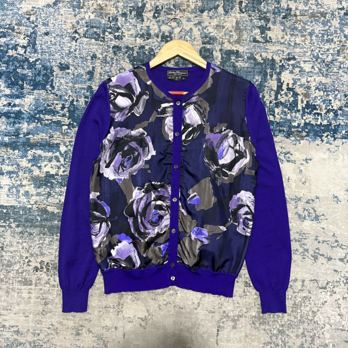 Salvatore Ferragamo Salvatore Ferragamo floral womens cardigan Size M / US 6-8 / IT 42-44 - 1 Thumbnail