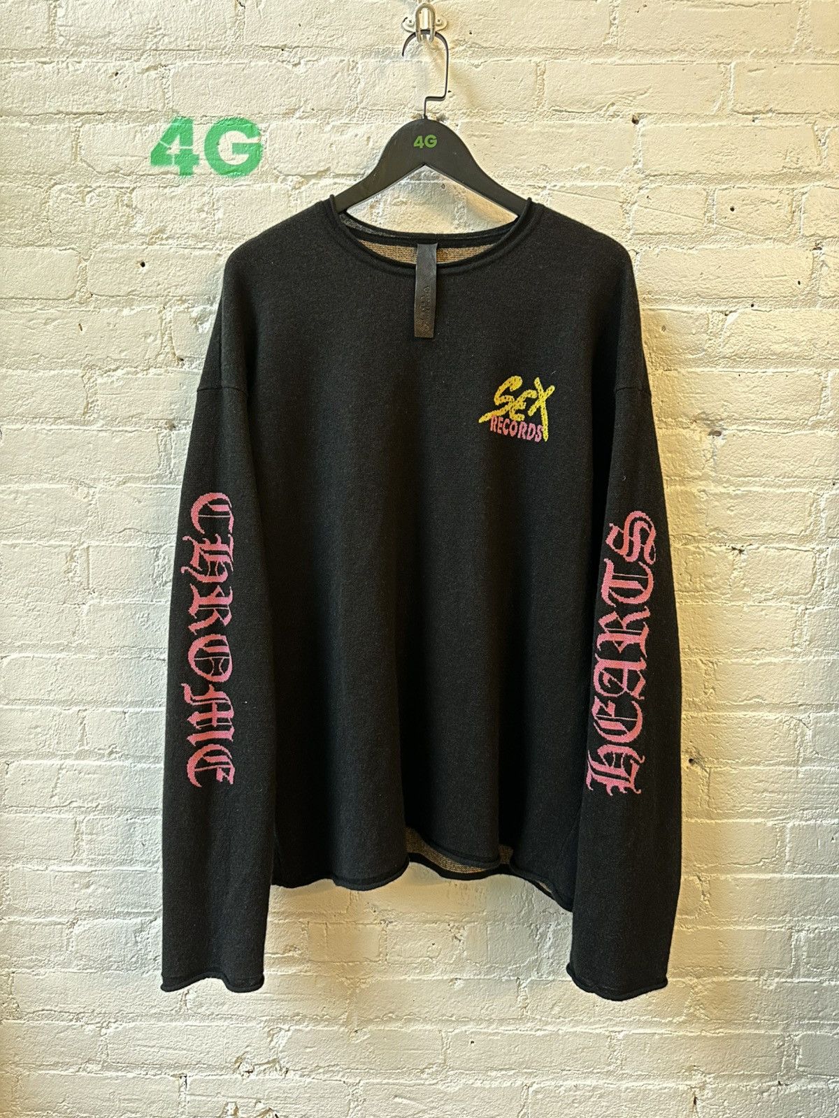Chrome Hearts CHROME HEARTS SEX RECORDS CASHMERE SZ L Size US L / EU 52-54 / 3 - 2 Thumbnail