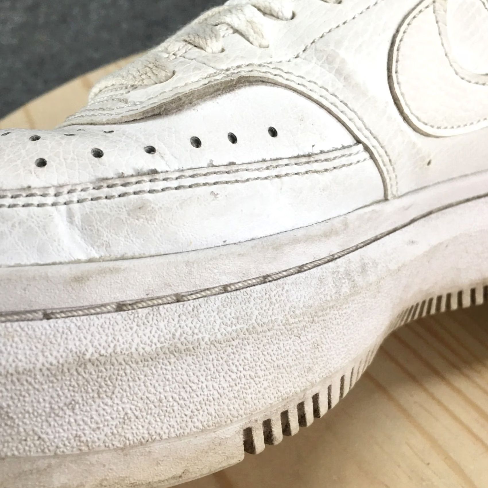 Nike Nike Court Vision Alta Sneakers Womens 7 White Lace Up Low Top Comfort Casual Shoes Size M / US 6-8 / IT 42-44 - 5 Thumbnail