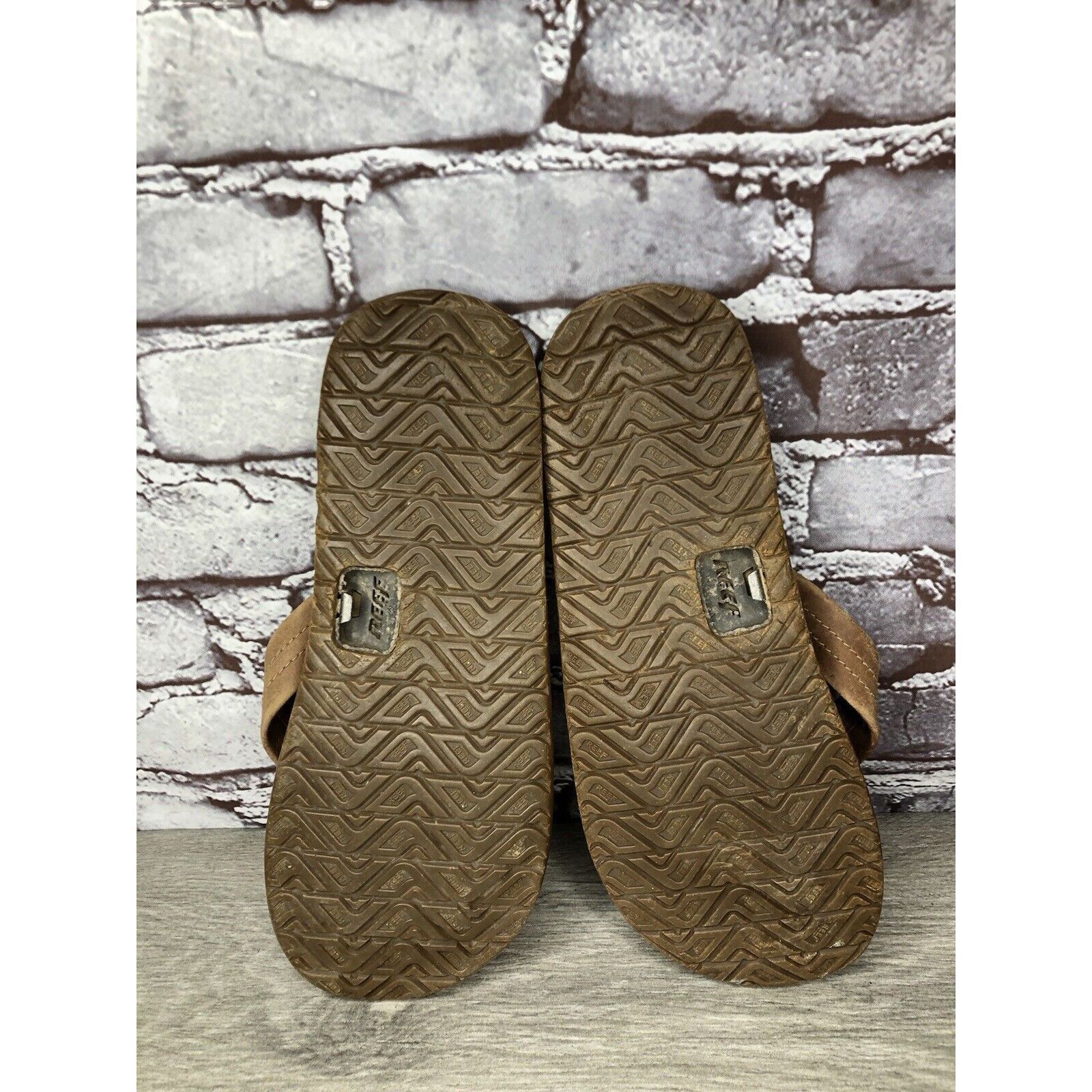 REEF Reef TQT Brown Leather Bottle Opener Beach Flip Flops Sandal Size US 9 / EU 42 - 8 Thumbnail