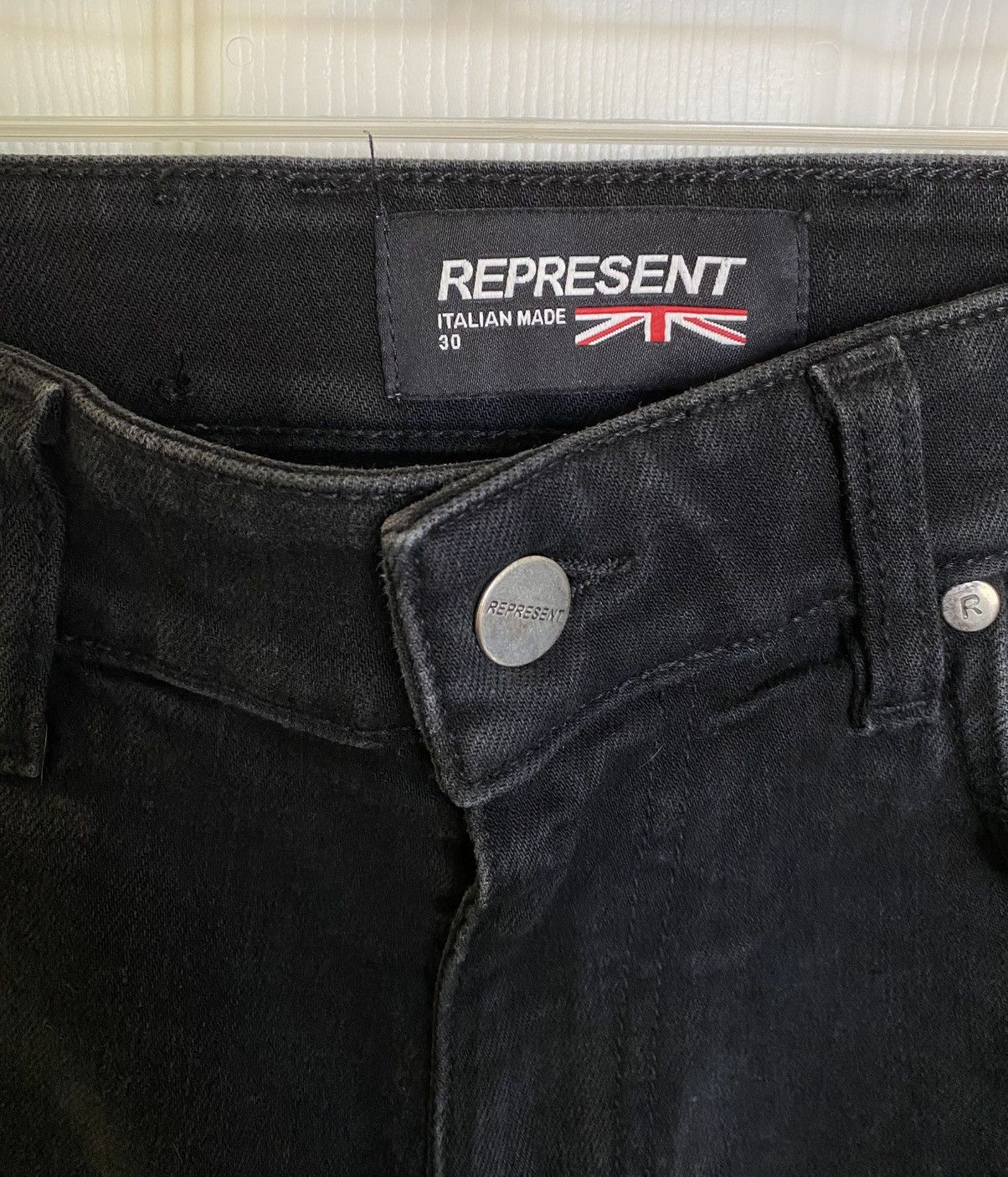 Represent Clo. Represent Clothing SS19 Size 30 Black Skinny Jeans Size US 30 / EU 46 - 3 Thumbnail