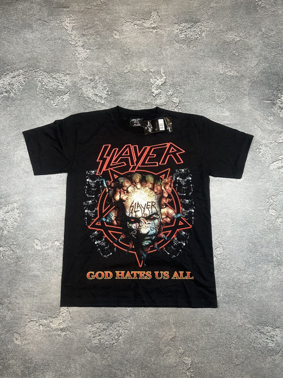 Band Tees × Vintage Slayer God Hates Us All 00s Vintage Tee M Size US M / EU 48-50 / 2 - 1 Thumbnail