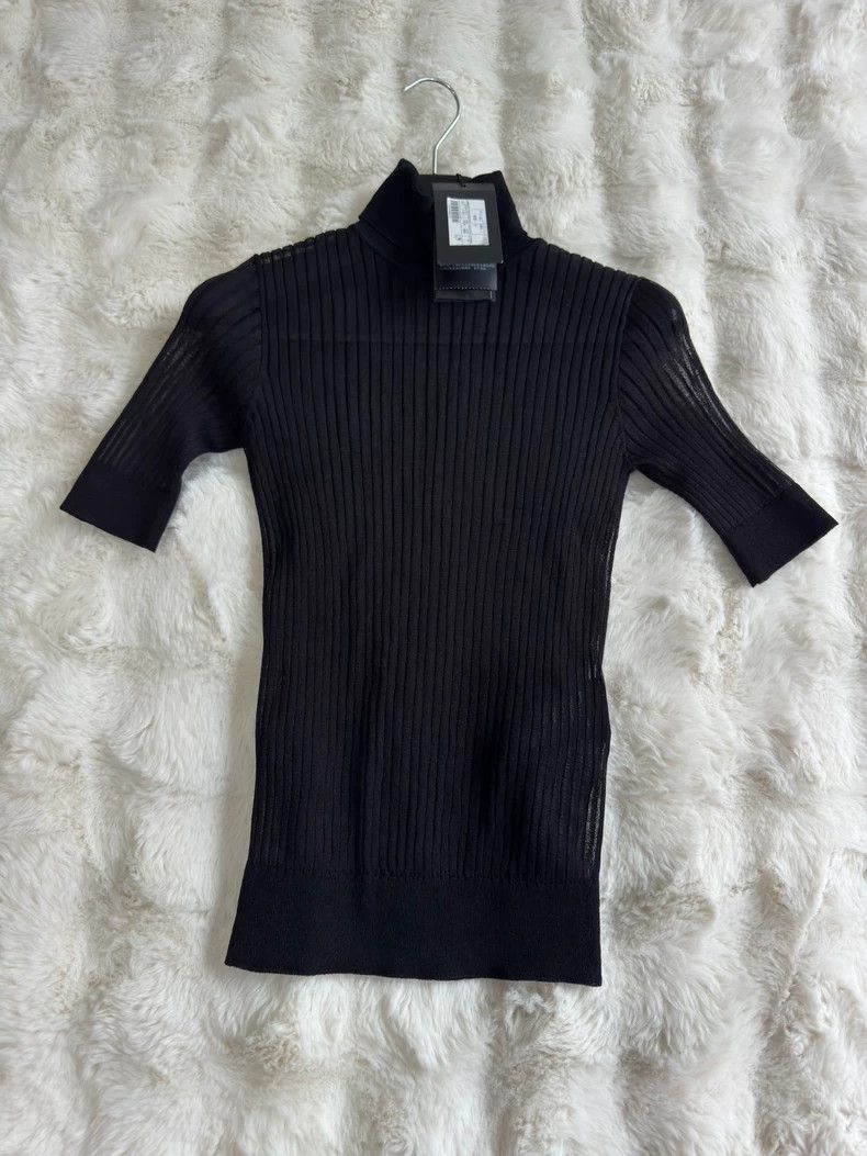 Saint Laurent Paris Saint laurent paris Silk see-through undershirt short sleev Size M / US 6-8 / IT 42-44 - 1 Thumbnail
