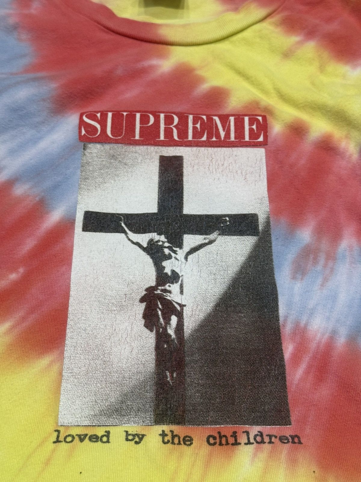 Supreme Supreme Loved by the Children Tee ‘Tie Dye’ Size US XL / EU 56 / 4 - 4 Thumbnail