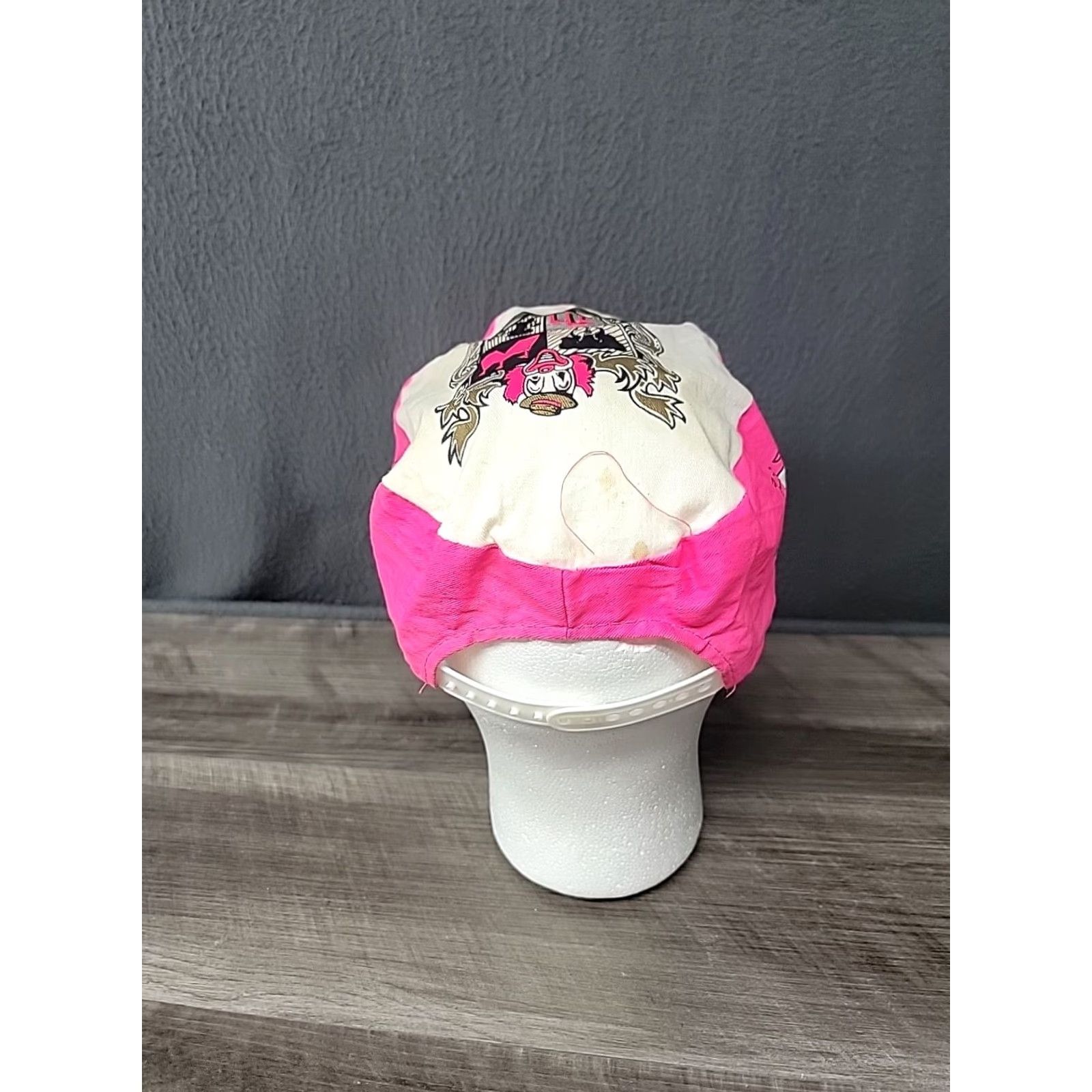 Pinko Circus Circus Hat Mens SnapBack Adjustable Baseball Cap Pink Painter Cap Las Vegas Reno Hotel Casino Front Patch Size ONE SIZE - 4 Thumbnail