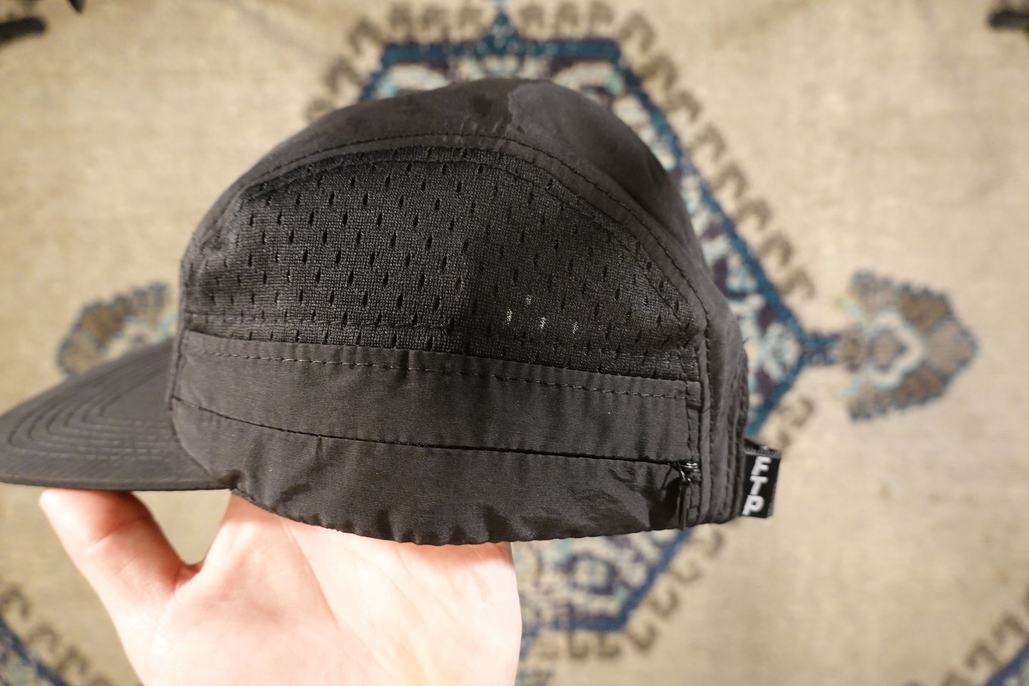 Fuck The Population Hidden Zipper Mesh 5-Panel Camp Hat Size ONE SIZE - 2 Thumbnail