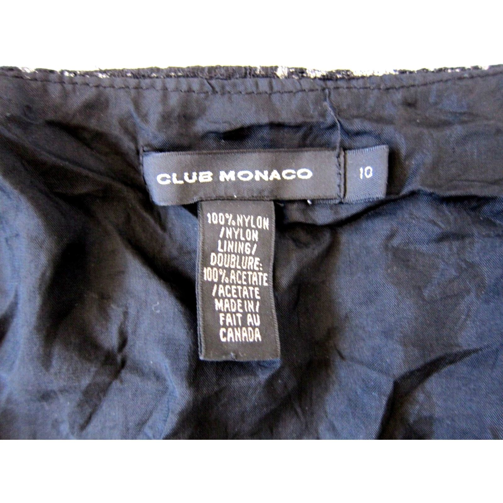 Club Monaco Club Monaco Black Floral Lace Straight Pencil Skirt Women 10 Size 32" / US 10 / IT 46 - 3 Thumbnail