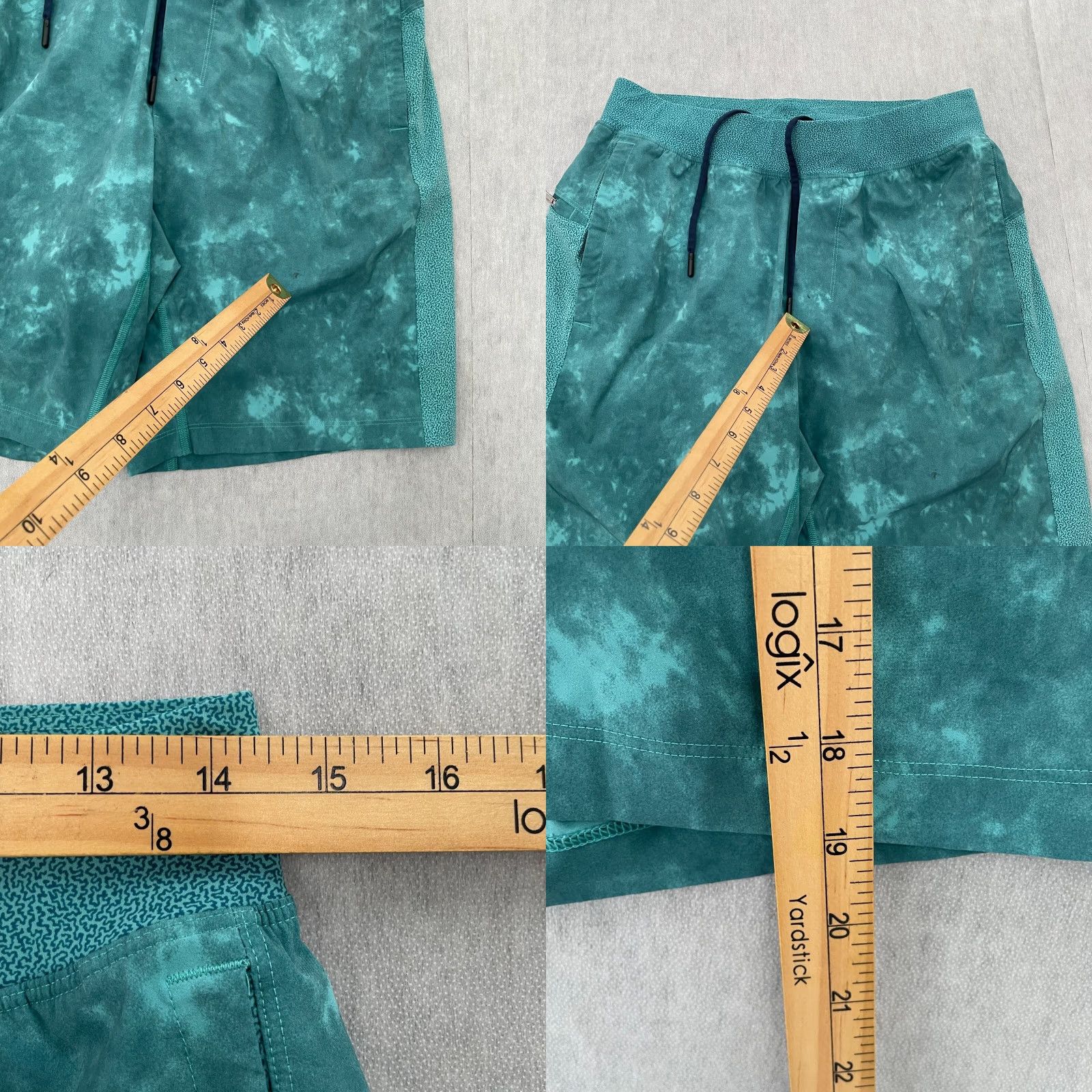 Lululemon VINTAGE Lululemon Shorts Athletic M Men Drawstring Green Gym Casual Activewear Size US 31 - 8 Thumbnail